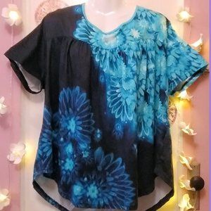 Floral (3XL) Lounge Blouse